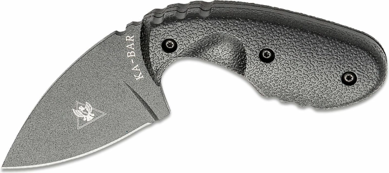 KA-BAR TDI Investigator couteau tactique à lame fixe, noir, Zytel, étui Kydex