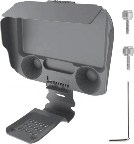 Coque de protection et pare-soleil Sunnylife 2-en-1 pour DJI RC 2 (YK674)