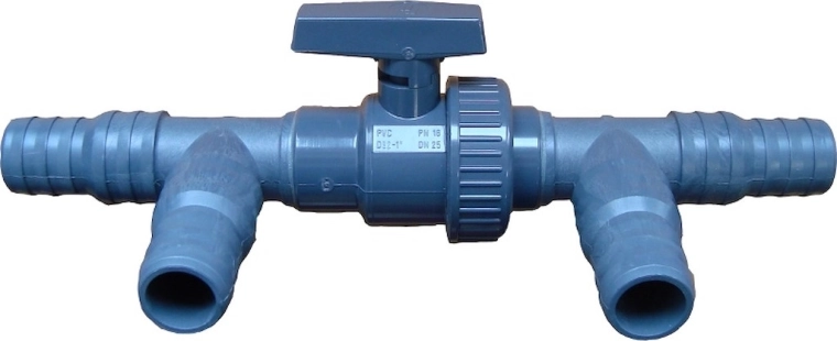 Vanne à bille de régulation pour chauffage solaire de piscine