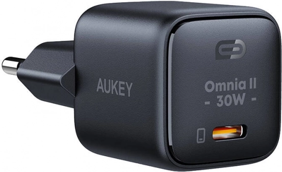 Chargeur USB‑C Aukey Omnia II Mini 30 W avec Power Delivery