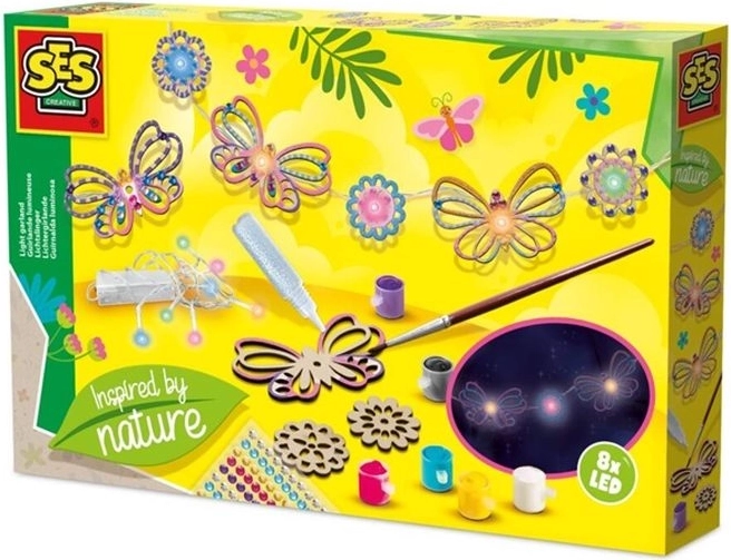 Guirlande SES avec petites lumières LED à décorer
