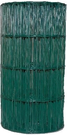 Grillage soudé de jardin vert 100×50 mm, hauteur 60 cm, fil 2,2 mm, 15 m
