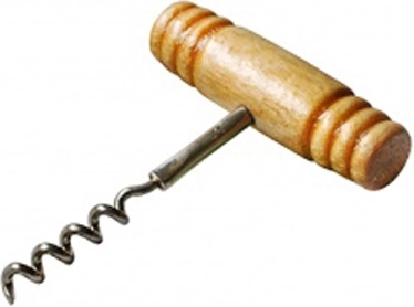 Tire-bouchon pour vin avec poignée en bois TORO