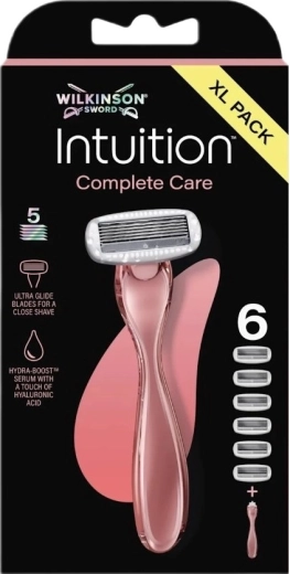 Wilkinson Intuition Complete Care XL Pack rasoir pour femme + 6 têtes de rechange