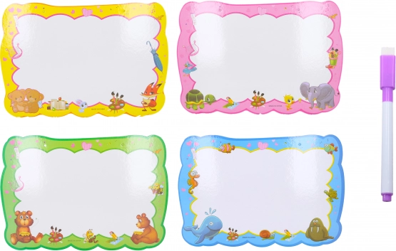 Tableau effaçable 25x35 cm avec marqueur