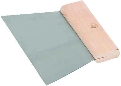 Spatule en acier droite 180 mm avec manche en bois