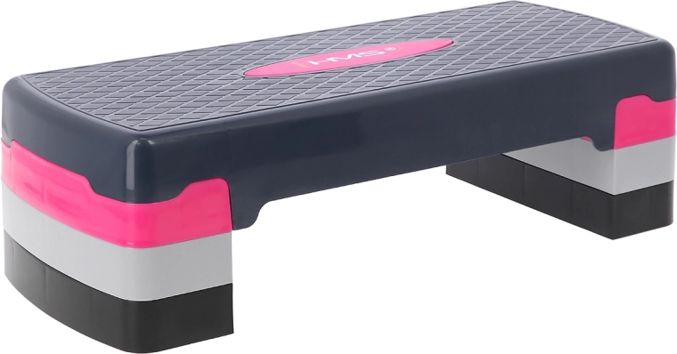 Step d’aérobic HMS AS002 rose-gris