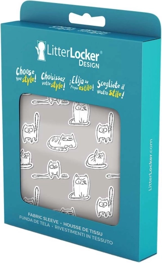 Housse pour seau LitterLocker Design Paper Cats
