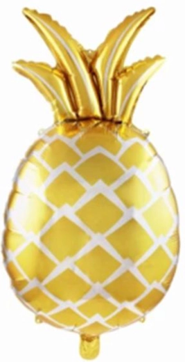 Ballon en feuille Toro ananas 80 cm