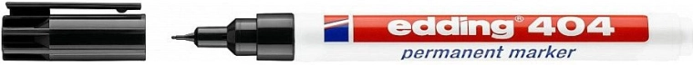 Marqueur permanent Edding 404 noir à pointe extra fine