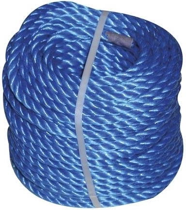 Corde en polypropylène torsadée 10 mm, colorée, 20 m