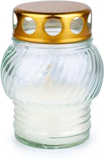 Bougie funéraire en verre Provence – durée de combustion 10 heures