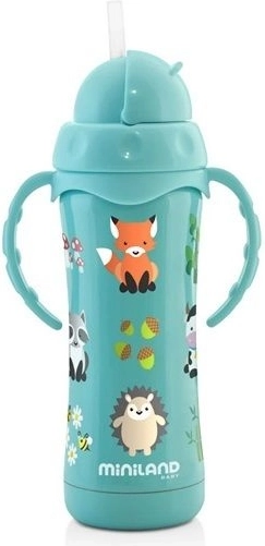 Bouteille thermique avec paille en acier 240ml