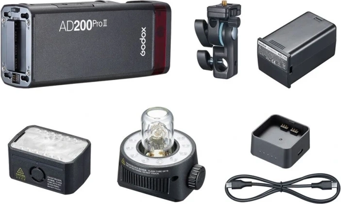 Flash portable Godox AD200Pro II 200 Ws