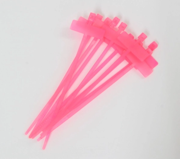 Colliers de serrage Jamara rouges 100 × 2,5 mm (10 pcs)