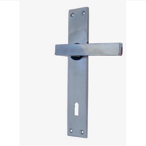Poignée de porte en aluminium avec plaque à clé