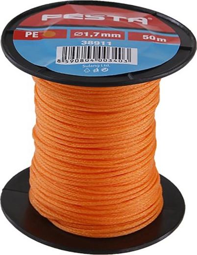 Cordeau de maçon FESTA 1,7 mm × 50 m, polyéthylène
