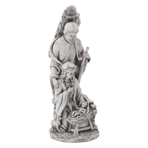 Décoration figurative de Noël Sainte Famille 75 cm - 1 pièce