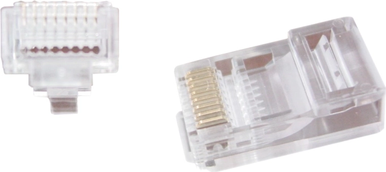 Connecteur réseau traversant RJ45 8P8C UTP, 100 pcs