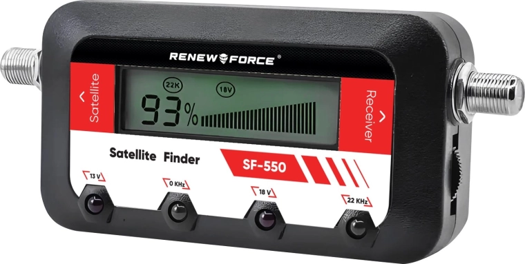Mesureur numérique de signal satellite Renew Force SF-550