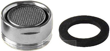 Aérateur avec filetage extérieur 24x1 chromé