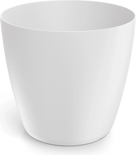 Pot de fleurs Mate 17,8 cm plastique blanc