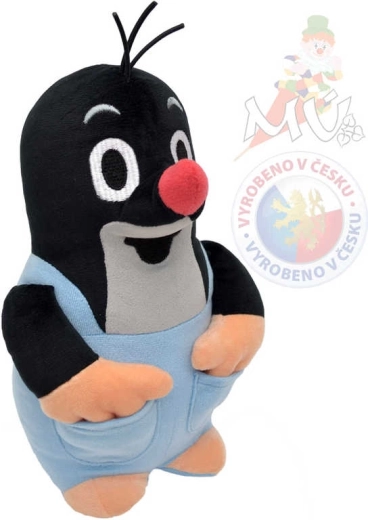 Moravská ústředna Krtek peluche en pantalon bleu 25 cm - 1 pièce