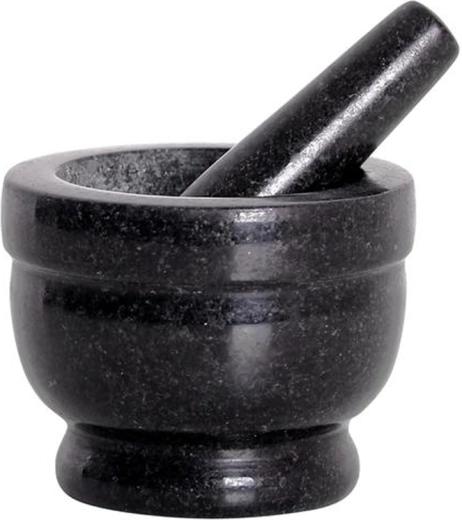 Mortier en granit TORO noir