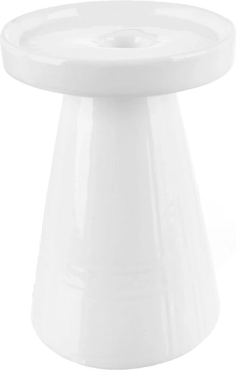 Bougeoir en porcelaine blanc