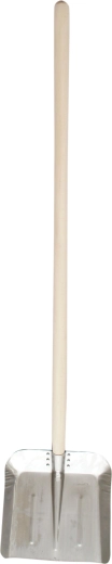 Petite pelle en aluminium avec manche en bois 130 cm