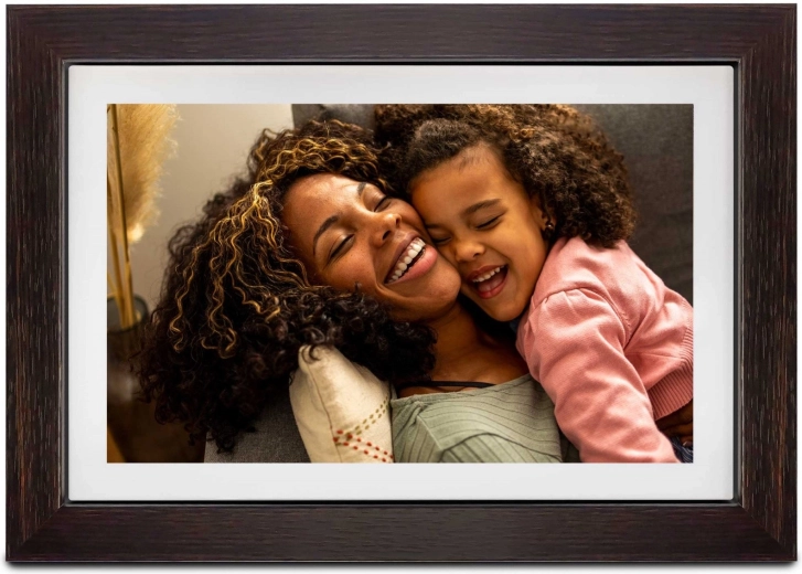 Cadre photo numérique Wi‑Fi LED 10,1″ avec écran tactile