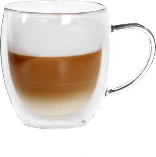 Tasse en verre TORO en verre borosilicaté à double paroi 400 ml