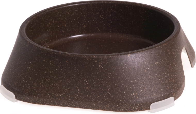 Gamelle pour chiens et chats 400 ml ECO FIBOO, brun naturel, antidérapante