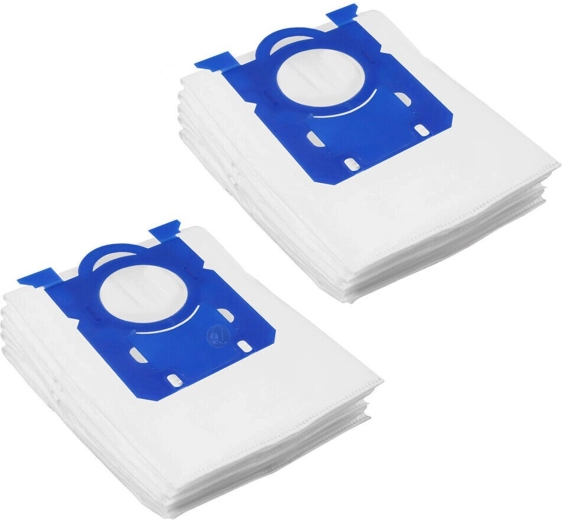 Lot de 12 sacs d’aspirateur pour Electrolux et Philips avec filtre