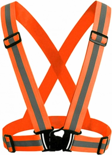 Ag590c harnais réfléchissant orange gilet