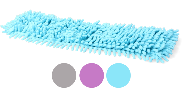 Recharge en microfibre chenille pour balai plat 40 × 12 cm