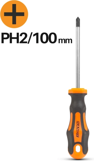 Tournevis cruciforme PH2 100 mm