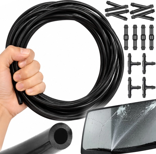 Kit de réparation de durites de lave-glace Renew Force 2 m (durite en silicone, raccords T/Y, raccords droits)