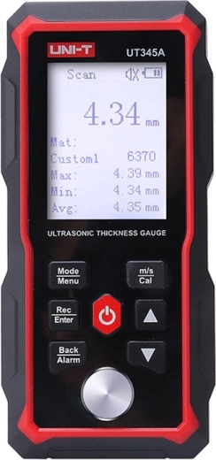 Jauge d’épaisseur ultrasonique Uni-T UT345A