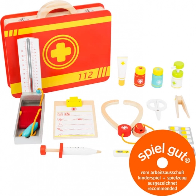 small foot set de secours en valisette – kit médical en bois pour enfants