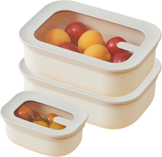 Boîtes alimentaires LocknLock Dual Nesting, lot de 3 pièces