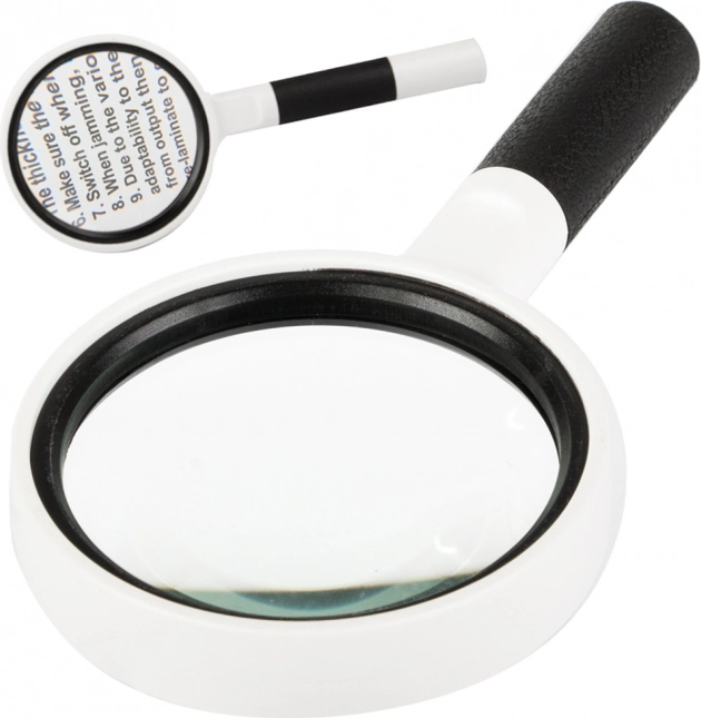 Loupe de lecture manuelle 65 mm, grossissement 6×