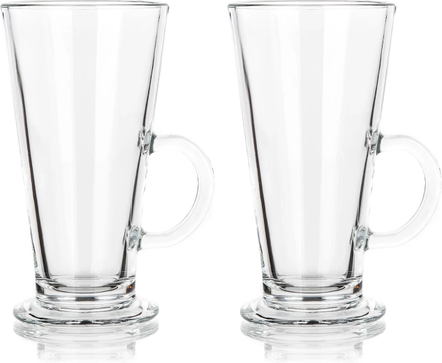 Tasses à latte en verre 270 ml TANGER, lot de 2 pièces