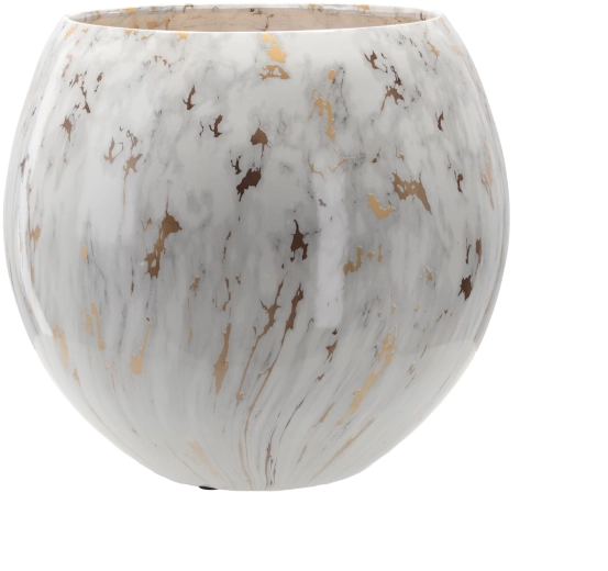 Cache-pot décoratif en fibres de verre 42,5 × 42,5 × 39 cm