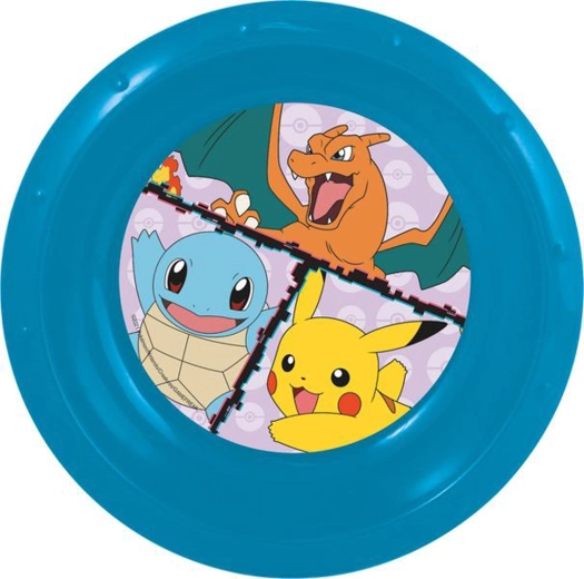 Bol en plastique Pokémon 16 cm bleu