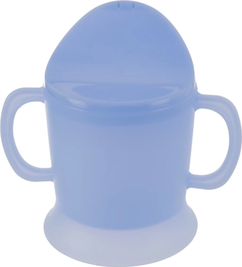 Gobelet enfant en plastique avec bec 0,23 l bleu