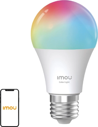 Ampoule LED intelligente IMOU E27 (Matter), 9 W, 806 lm, RGB + CCT