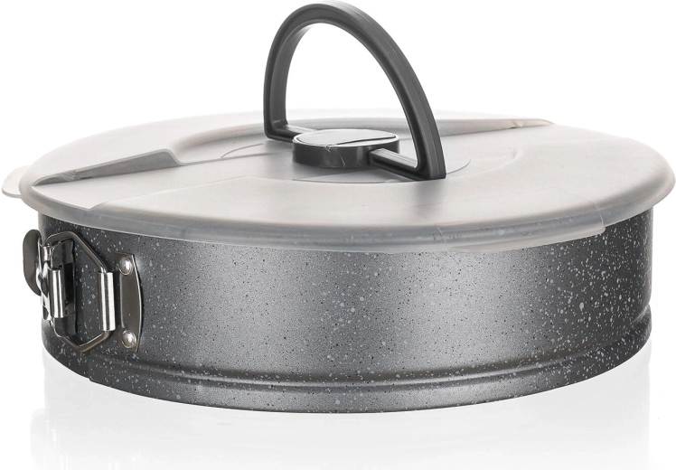 Moule à gâteau à bord amovible GRANITE 26 cm avec couvercle