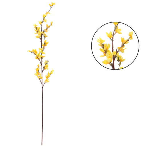 Branche artificielle de forsythia 82 cm