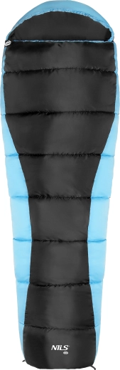 Sac de couchage momie NILS Camp NC2012 noir/bleu